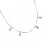 WOKE™ 14k CHARMS glory diamond oval chain in 14k Gold