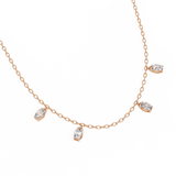 WOKE™ 14k CHARMS glory diamond oval chain in 14k Gold