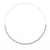 WOKE™ Graduation set 8.2 CARATS diamond tennis chain| 925 Silver