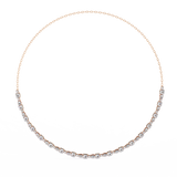 WOKE™ Graduation set 8.2 CARATS diamond tennis chain| 925 Silver