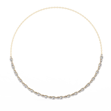 WOKE™ Graduation set 8.2 CARATS diamond tennis chain| 925 Silver