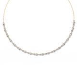 WOKE™ Graduation set 8.2 CARATS diamond tennis chain| 925 Silver