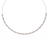 WOKE™ Graduation set 8.2 CARATS diamond tennis chain| 925 Silver