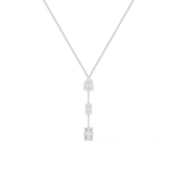WOKE™ 14k dropping 2.2 CT set diamond necklace in 14k Gold