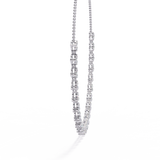 WOKE™ 14k 2.1 CT round diamond neck chain in 14k Gold