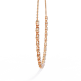 WOKE™ 14k 2.1 CT round diamond neck chain in 14k Gold