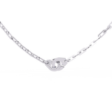 WOKE™ 14k Gold set .55 CARATS round and pear drop chain in 14k Gold
