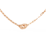 WOKE™ 14k Gold set .55 CARATS round and pear drop chain in 14k Gold