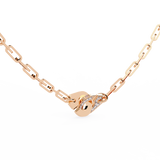 WOKE™ 14k Gold set .55 CARATS round and pear drop chain in 14k Gold