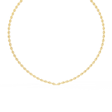 WOKE™ 14k Gold set 9.55 CARATS round and pear drop chain in 14k Gold