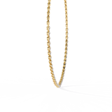 WOKE™ 14k Gold set 9.55 CARATS round and pear drop chain in 14k Gold