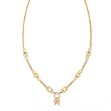 WOKE ™ 3.2 CT CONTEMPRORY NECKLACE IN 14K GOLD