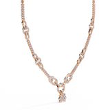 WOKE ™ 3.2 CT CONTEMPRORY NECKLACE IN 14K GOLD