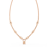 WOKE ™ 3.2 CT CONTEMPRORY NECKLACE IN 14K GOLD