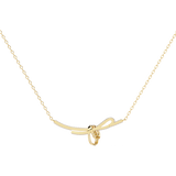 WOKE ™ 2.2 CT BOW NECKLAVE IN 14K GOLD