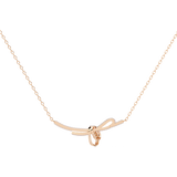 WOKE ™ 2.2 CT BOW NECKLAVE IN 14K GOLD