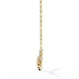 WOKE ™ 2.2 CT BOW NECKLAVE IN 14K GOLD