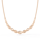 WOKE™ 14k 0.82 CT knitted diamond chain in 14k Gold