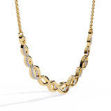 WOKE™ 14k 0.82 CT knitted diamond chain in 14k Gold