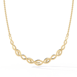 WOKE™ 14k 0.82 CT knitted diamond chain in 14k Gold
