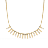 WOKE™ 14k 0.82 CT knitted diamond chain in 14k Gold