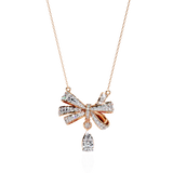 WOKE™ 14k 1.8 CT round diamond neck chain in 14k Gold