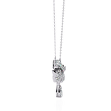 WOKE™ 14k 1.8 CT round diamond neck chain in 14k Gold