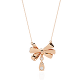 WOKE™ 14k 1.8 CT round diamond neck chain in 14k Gold