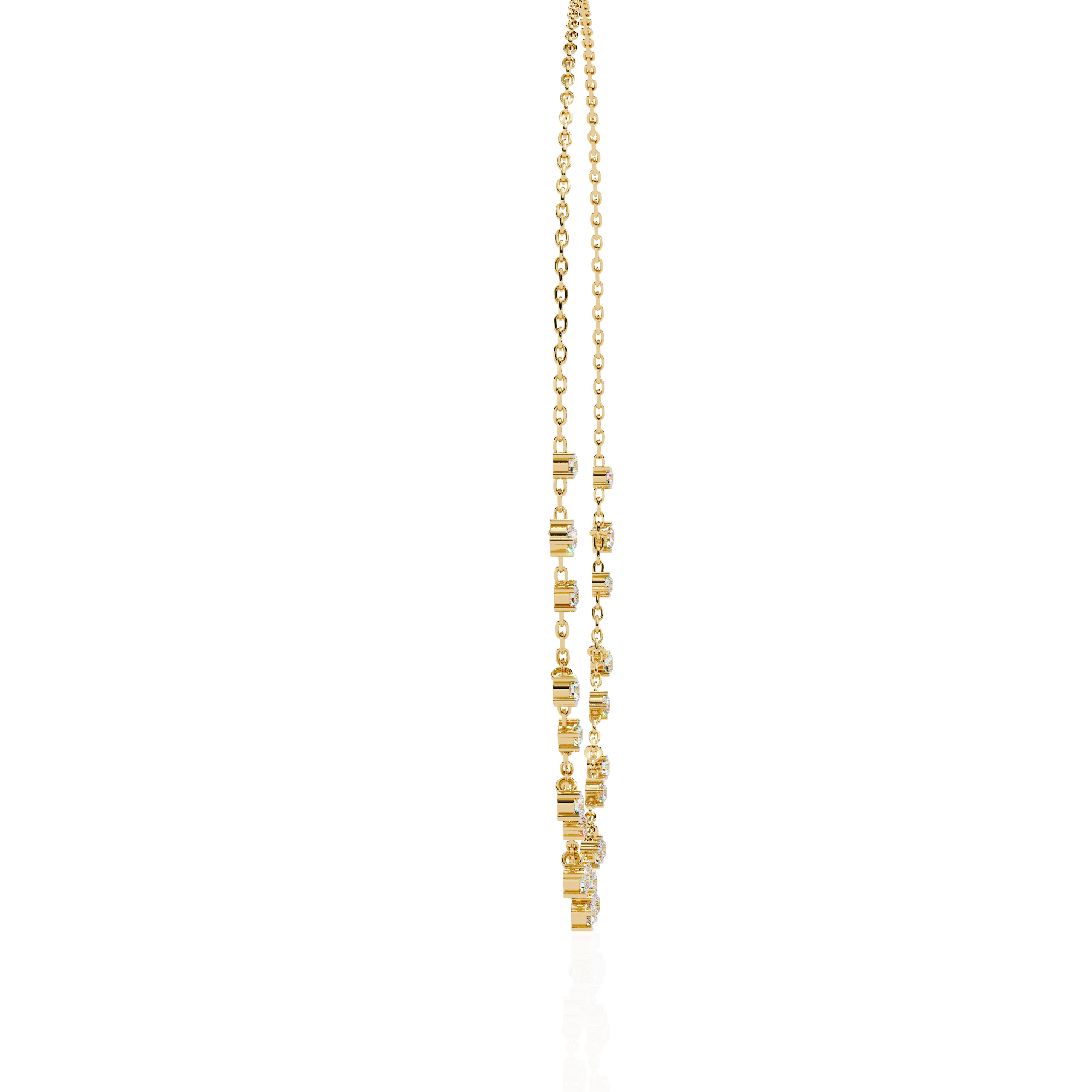 WOKE ™ 5 Carats moissanite Charms necklace