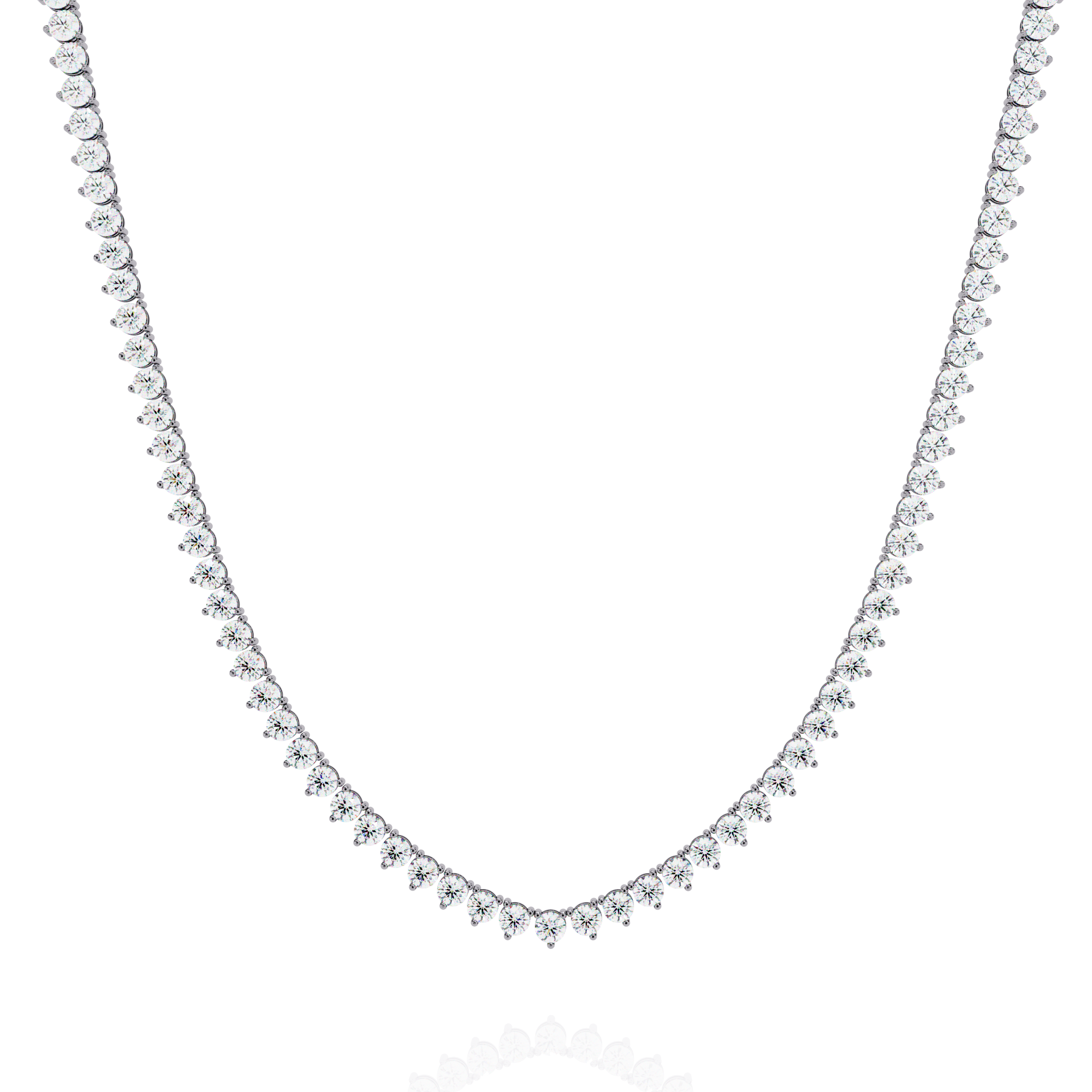 WOKE 11 Carats 3mm Tennis Chain |925 Silver