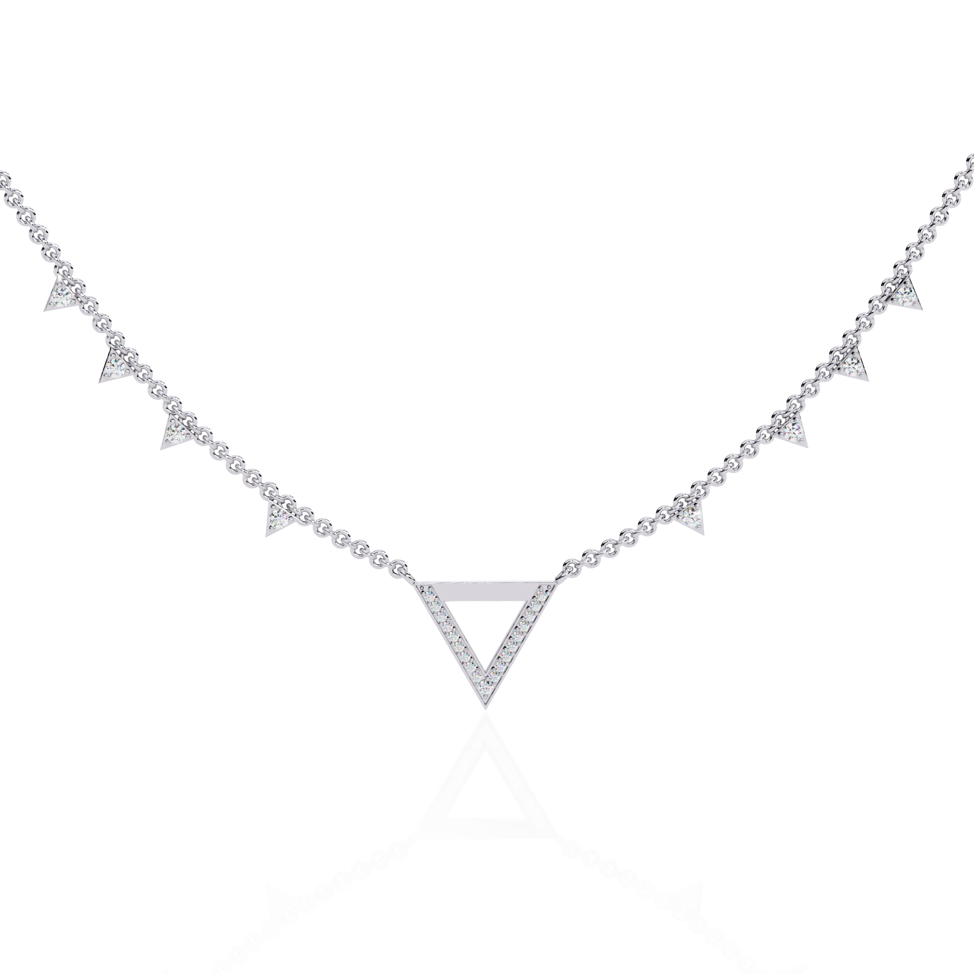 WOKE™ 14k 0.55 CT round diamond chain in 14k Gold