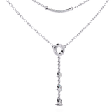 WOKE™ 14k 0.55 CT round diamond LAYERED chain in 14k Gold
