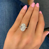 5 carat IGI certified lab grown diamond ring | Diamond ring in 14k gold |  IGI certified lab grown diamond