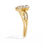 WOKE ™ 0.940 CARAT VVS-EF Lab Grown Diamond ring in 14/18k Gold| WOKE