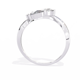 WOKE ™ 0.940 CARAT VVS-EF Lab Grown Diamond ring in 14/18k Gold| WOKE