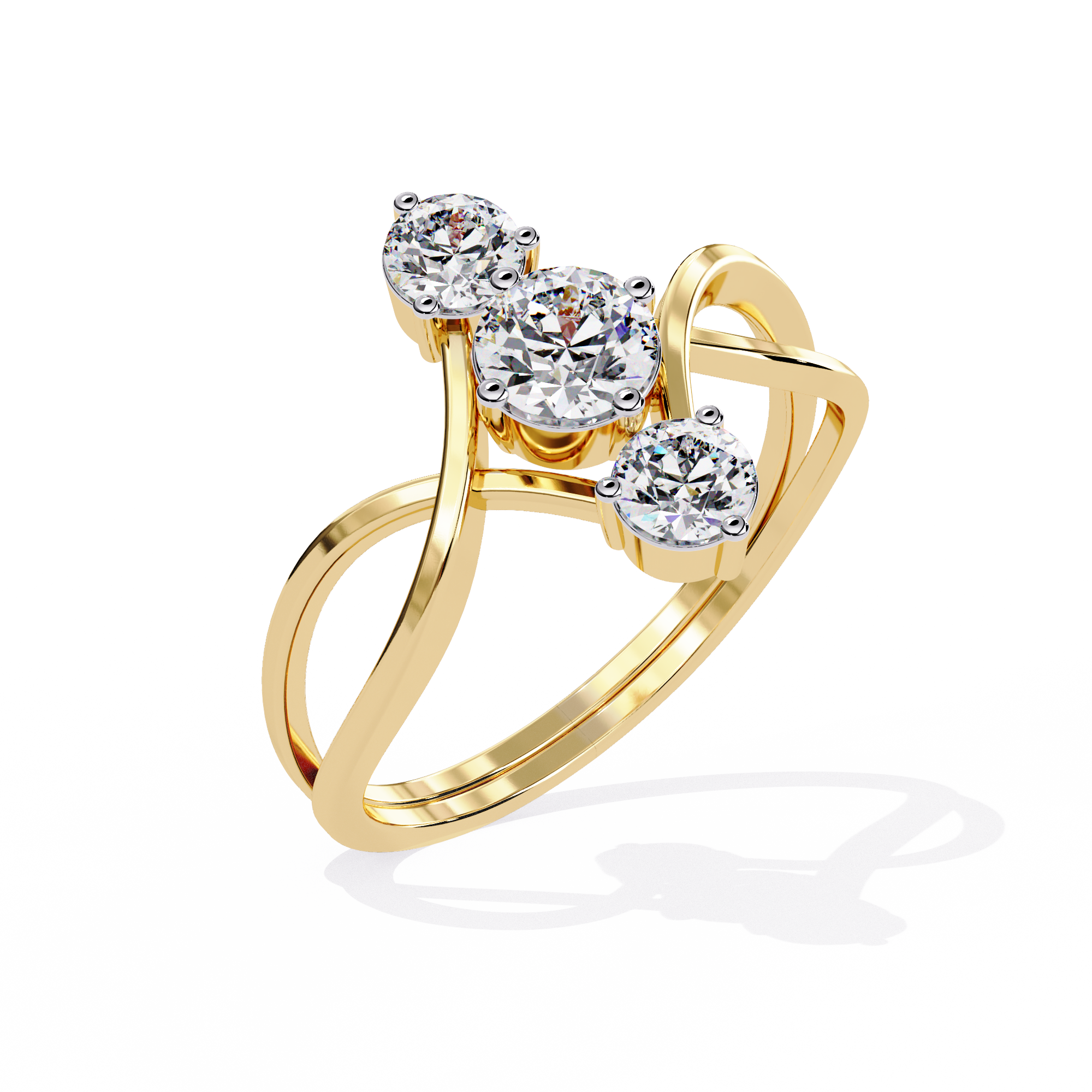 WOKE ™ 0.75 CARAT VVS-EF Lab Grown Diamond ring in 14/18k Gold| WOKE