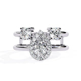 WOKE ™ 1.50 CARAT VVS-EF Lab Grown Diamond ring in 14/18k Gold| WOKE