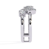 WOKE ™ 1.50 CARAT VVS-EF Lab Grown Diamond ring in 14/18k Gold| WOKE