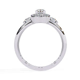 WOKE ™ 1.50 CARAT VVS-EF Lab Grown Diamond ring in 14/18k Gold| WOKE