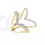 WOKE ™ 0.70 CARAT VVS-EF Lab Grown Diamond ring in 14/18k Gold| WOKE