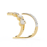WOKE ™ 0.70 CARAT VVS-EF Lab Grown Diamond ring in 14/18k Gold| WOKE