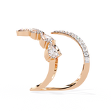 WOKE ™ 0.70 CARAT VVS-EF Lab Grown Diamond ring in 14/18k Gold| WOKE