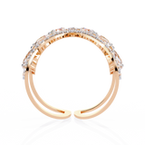 WOKE ™ 0.70 CARAT VVS-EF Lab Grown Diamond ring in 14/18k Gold| WOKE