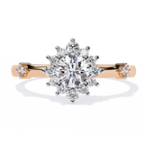 WOKE ™ 0.580 CARAT VVS-EF Lab Grown Diamond ring in 14/18k Gold| WOKE