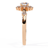 WOKE ™ 0.580 CARAT VVS-EF Lab Grown Diamond ring in 14/18k Gold| WOKE