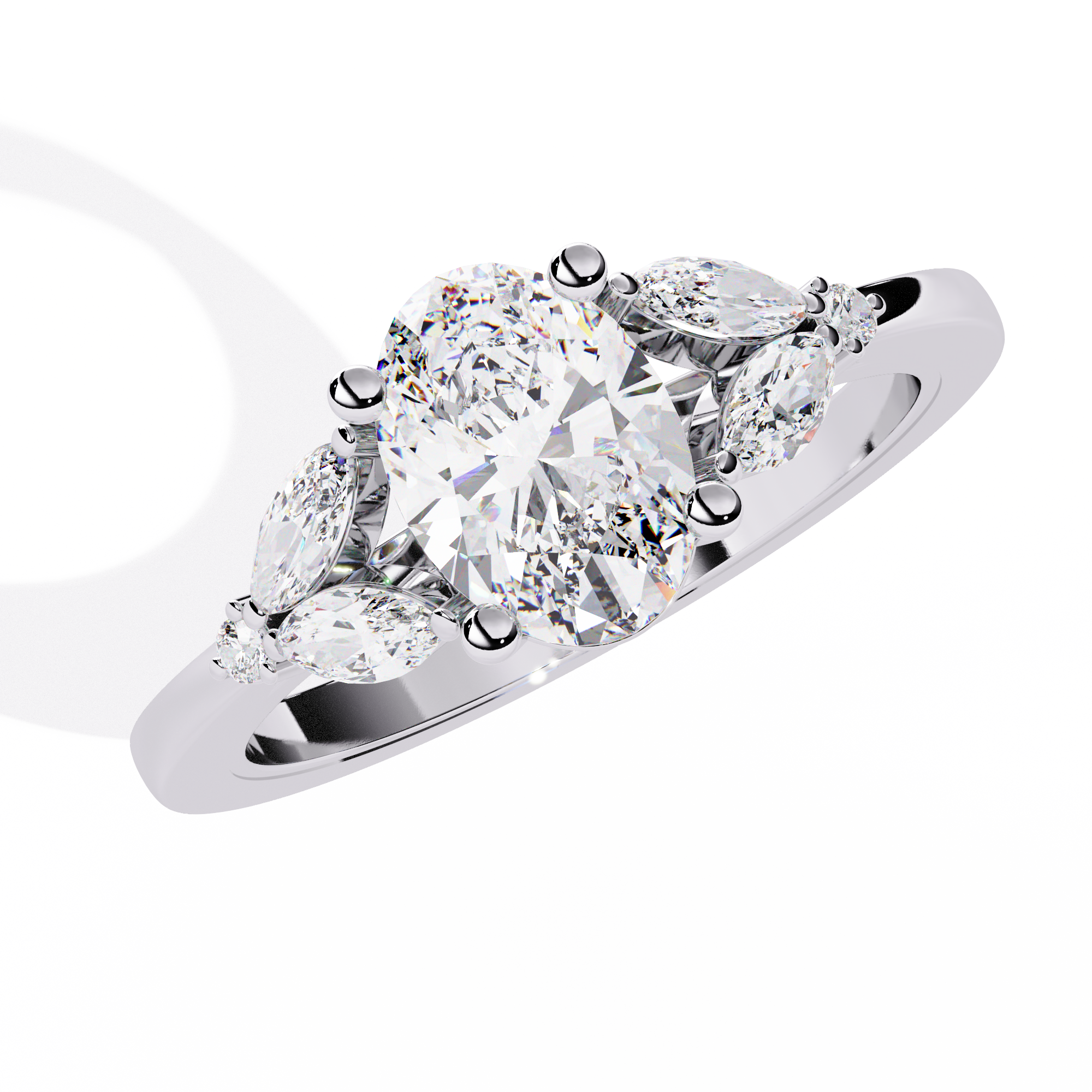 WOKE ™ 1.10 CARAT VVS-EF Lab Grown Diamond ring in 14/18k Gold| WOKE