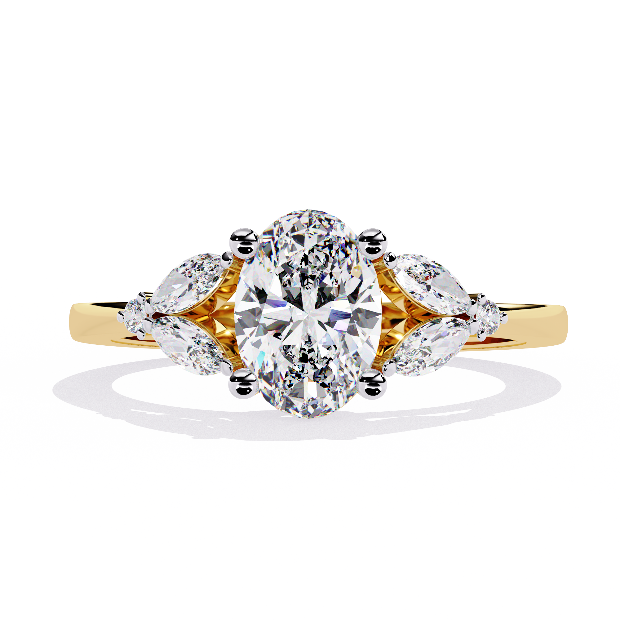 WOKE ™ 1.10 CARAT VVS-EF Lab Grown Diamond ring in 14/18k Gold| WOKE