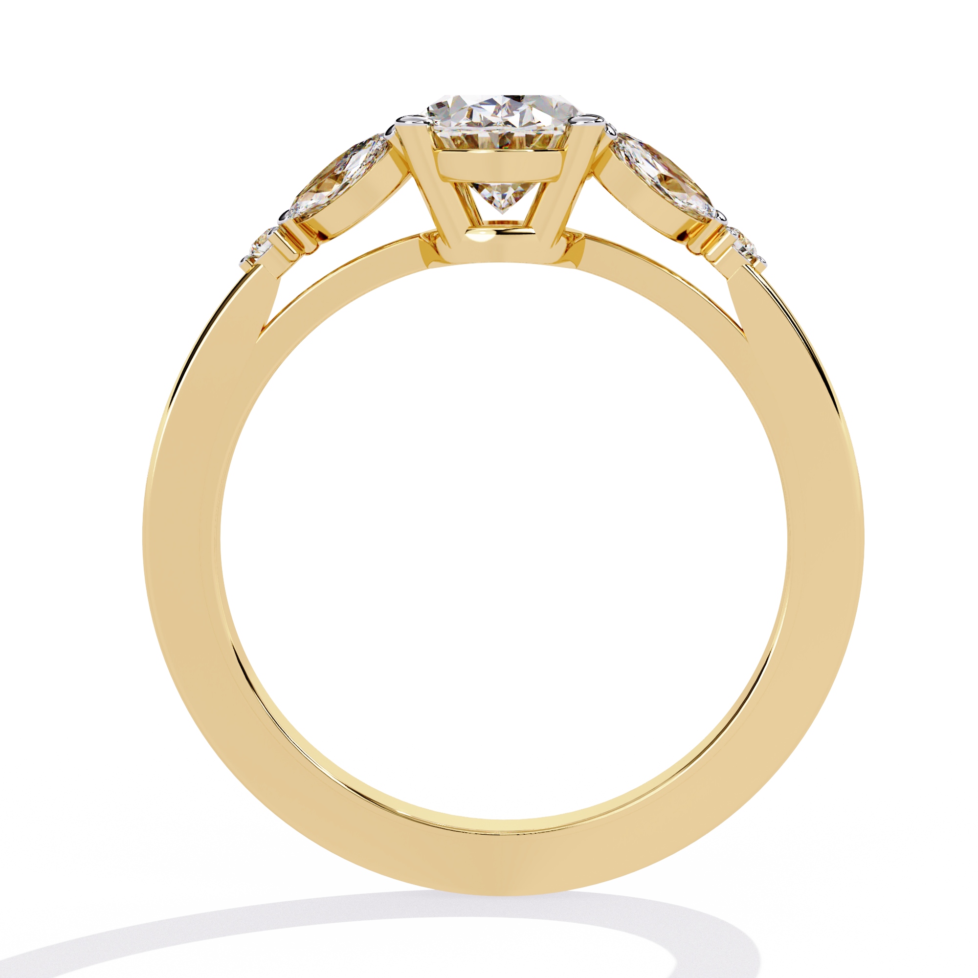 WOKE ™ 1.10 CARAT VVS-EF Lab Grown Diamond ring in 14/18k Gold| WOKE