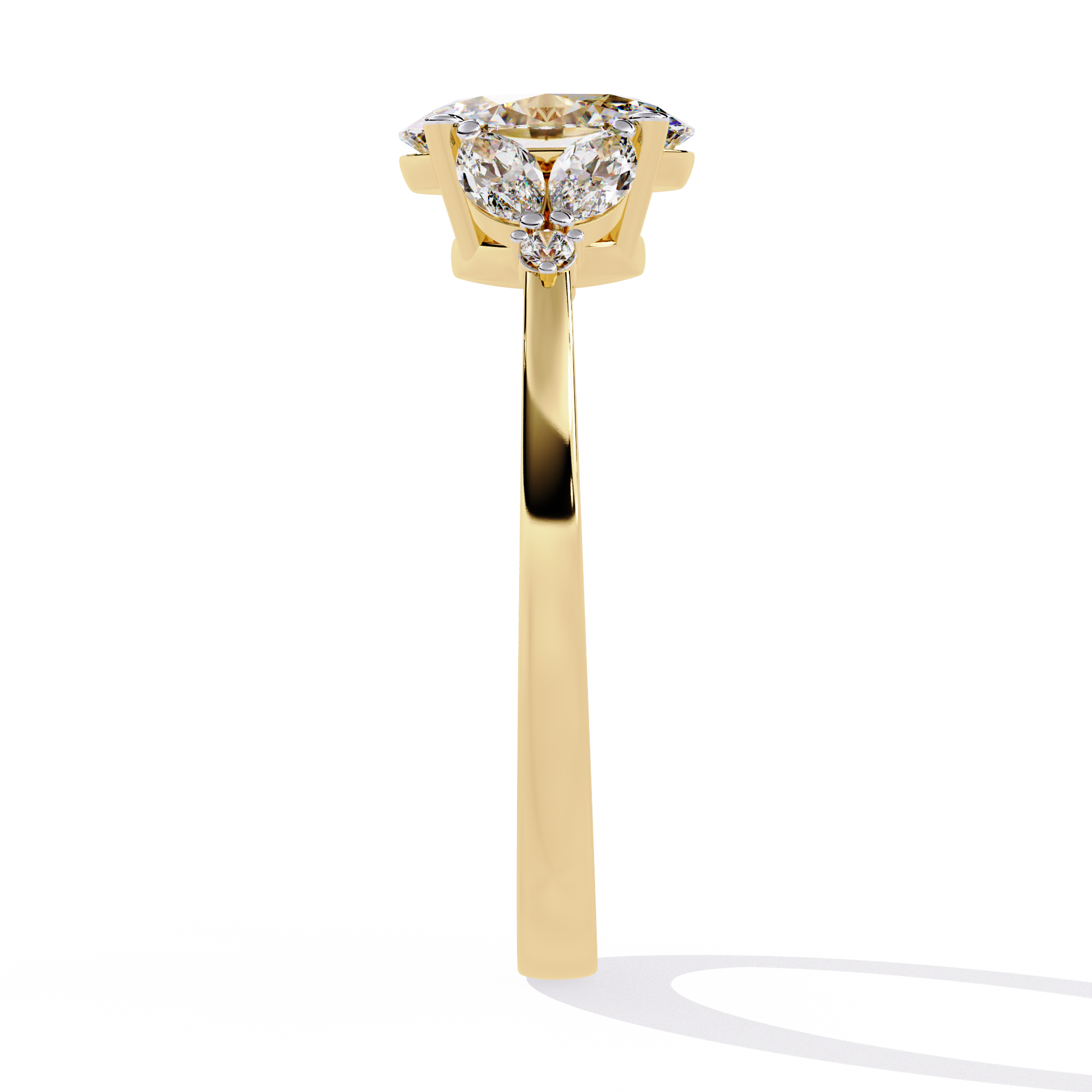 WOKE ™ 1.10 CARAT VVS-EF Lab Grown Diamond ring in 14/18k Gold| WOKE