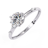 WOKE ™ 0.600 CARAT VVS-EF Lab Grown Diamond ring in 14/18k Gold| WOKE